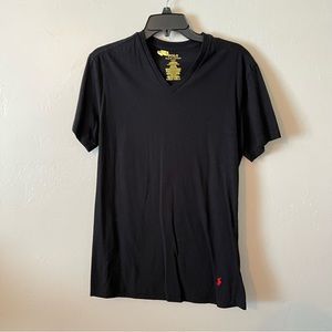 Men’s Polo Ralph Lauren V-neck Slim Fit Tshirt - L - dry cleaned only!